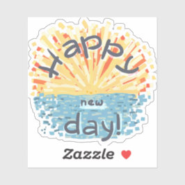 Adesivo Feliz Dia Novo!