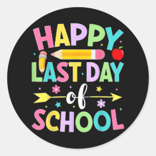 Adesivo Feliz Dia Passado Da Escola Estudantes G