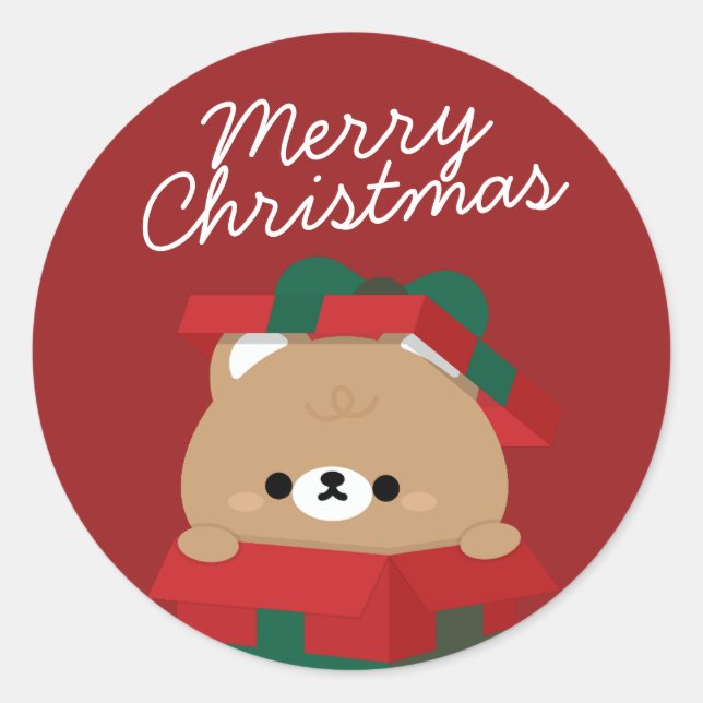 Adesivo Feliz e Simples Feliz Natal (Frente)