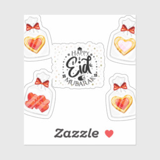 Adesivo Feliz Eid-Eid Adha Mubarak 2022.