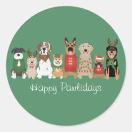 Adesivo Feliz Feliz Dia dos Cães Vermelhos