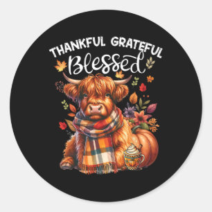 Adesivo Feliz Feliz Vaca Abençoada Queda de Vocês Todos ou