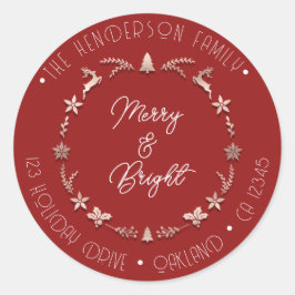 Adesivo Feliz Feriado Brilhante Feriado Feriado Feriado Ve