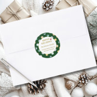 Feliz Feriados! Endereço de Natal