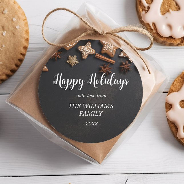 Adesivo Feliz Feriados! Russo, Natal (Criador carregado)