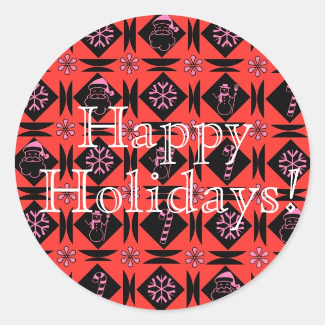 Adesivo Feliz Férias! (Frente)