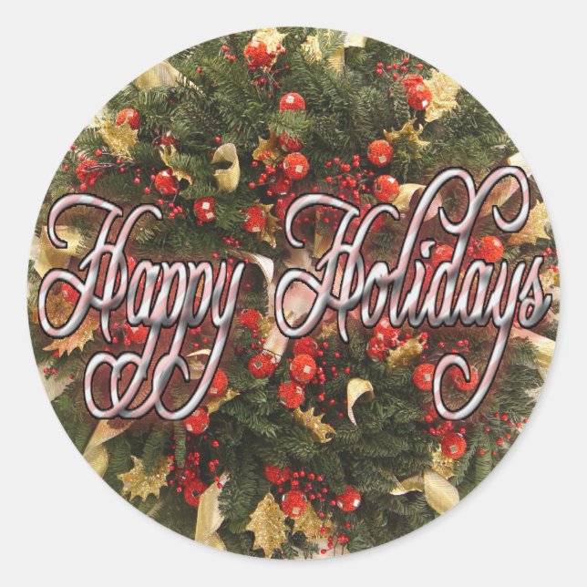 ADESIVO FELIZ FERIDAYS WREATH STICKER (Frente)