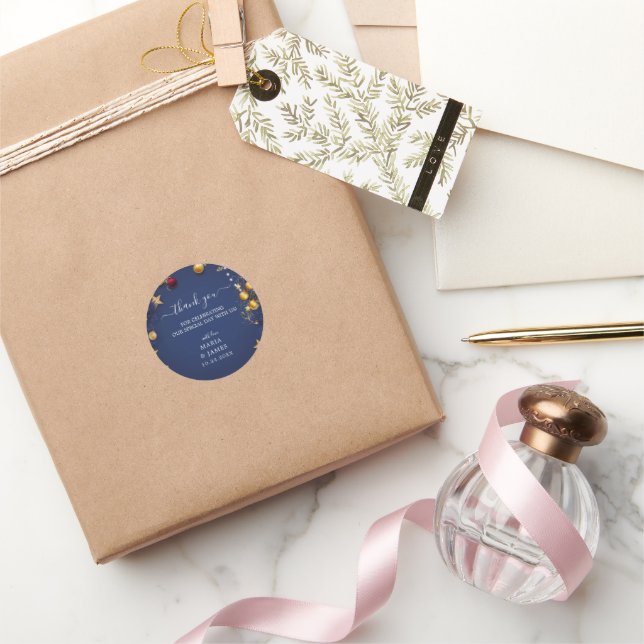 Adesivo Feliz Festa de Natal (Presentear)