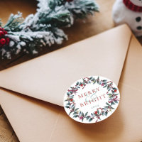 Feliz festiva e coroa de Natal brilhante