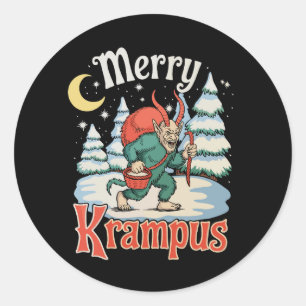 Adesivo Feliz Folclore Krampus Natal Terror Xmas