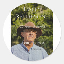 Feliz foto de aposentadoria nome ano anos de servi