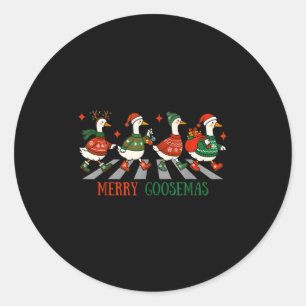 Adesivo Feliz Funny Goosemas Bobo Ganso Natal C