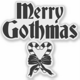 Adesivo Feliz Gothmas Coração de Cana-de-Açúcar Preto e Br