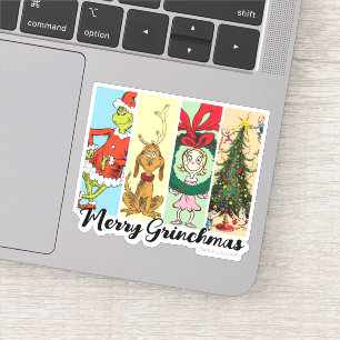 Adesivo Feliz Grinchmas Colagem de Férias