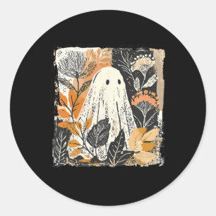 Adesivo Feliz Hallowe Feliz Hallowe Ghost Wildflower