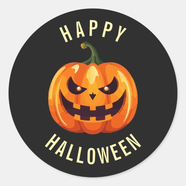 Adesivo Feliz Halloween (Frente)