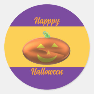 Adesivo Feliz Halloween Abóbora