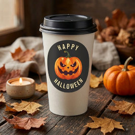 Adesivo Feliz Halloween - Abóbora de Halloween Ass