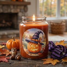 Adesivo Feliz Halloween - Abóbora Vintage