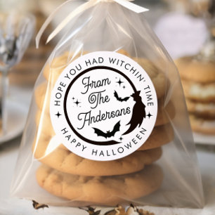 Adesivo Feliz Halloween Bats Obrigado Festa