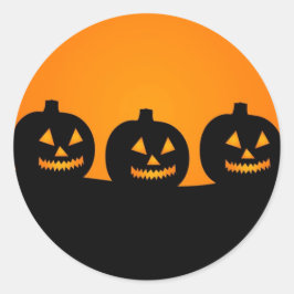 Adesivo Feliz Halloween Jack O Lanterna