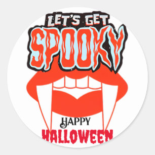 Adesivo Feliz Halloween Spooky Season Creepkers