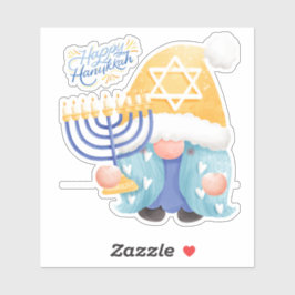 Adesivo Feliz Hanukkah Gnome