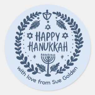 Adesivo FELIZ HANUKKAH, SEXO Personalizado À Mão
