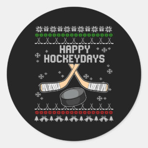 Adesivo Feliz Hockeydays Natal Feio Pajama Legal Hockey
