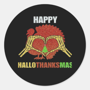 Adesivo Feliz Holiday Season Mashup da temporada de festas