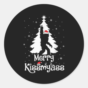 Adesivo Feliz Kissmy Divertido Pé Grande Yeti Sasquatch Na