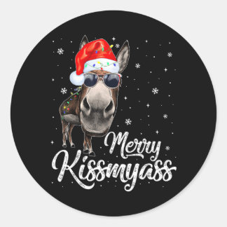 Adesivo Feliz Kissmy Sarcástico Xmas Pijama Divertido Nata