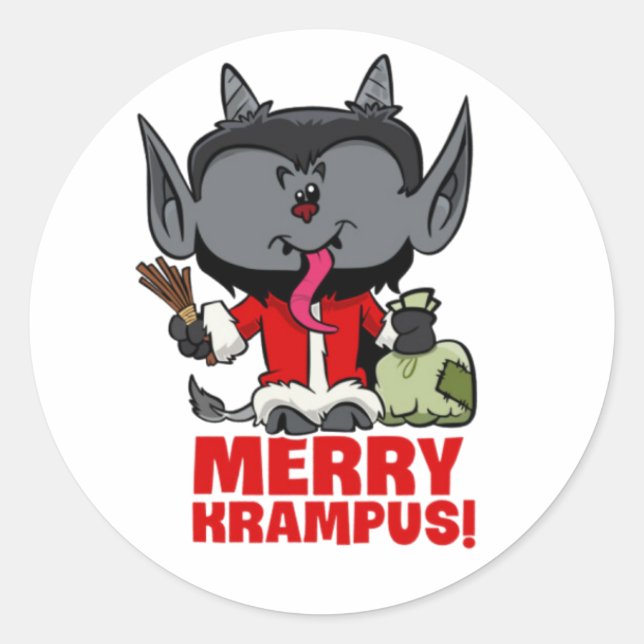 ADESIVO FELIZ KRAMPUS (Frente)