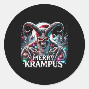 Adesivo Feliz Krampus Christmas Krampus Está Chegando Na C