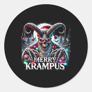 Adesivo Feliz Krampus Christmas Krampus Está Chegando Na C