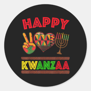 Adesivo Feliz Kwanzaa Sete Princípios Das Mulheres Kwanzaa