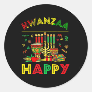 Adesivo Feliz Kwanzaa Sete Princípios Das Mulheres Kwanzaa