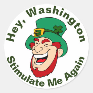 Adesivo Feliz Leprechaun Stimuly Bill