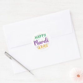 Adesivo Feliz Mardi Gras