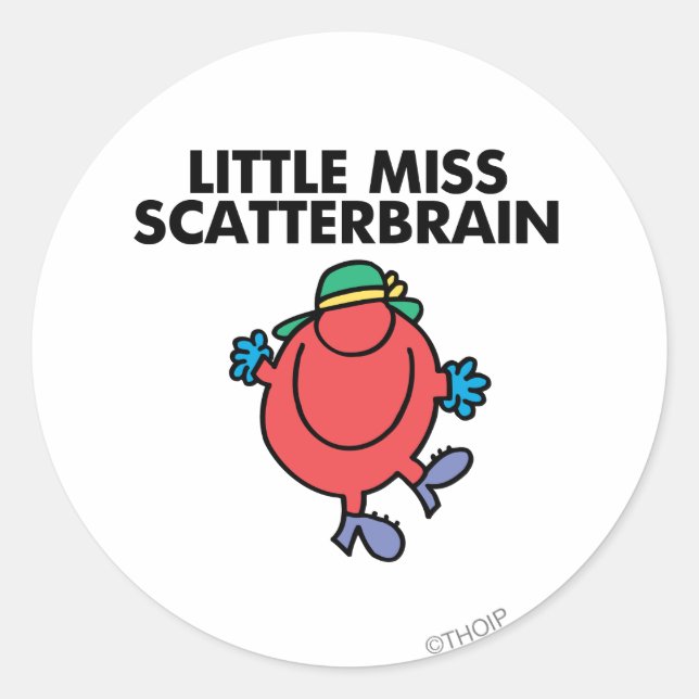 Adesivo Feliz Miss Scatterbrain (Frente)