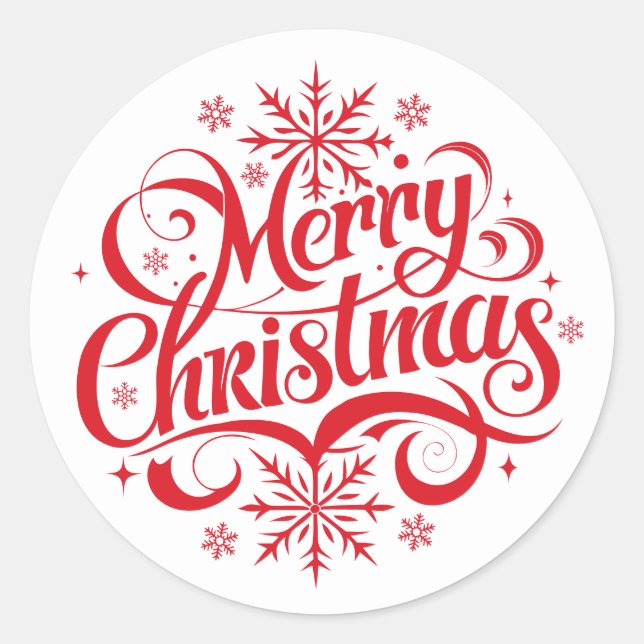 Adesivo Feliz Natal (Frente)