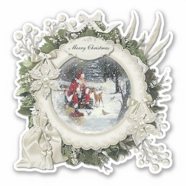 Adesivo Feliz Natal (Frente)