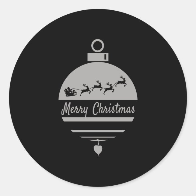 Adesivo Feliz Natal (Frente)