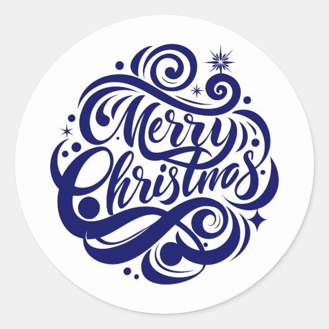 Adesivo Feliz Natal (Frente)