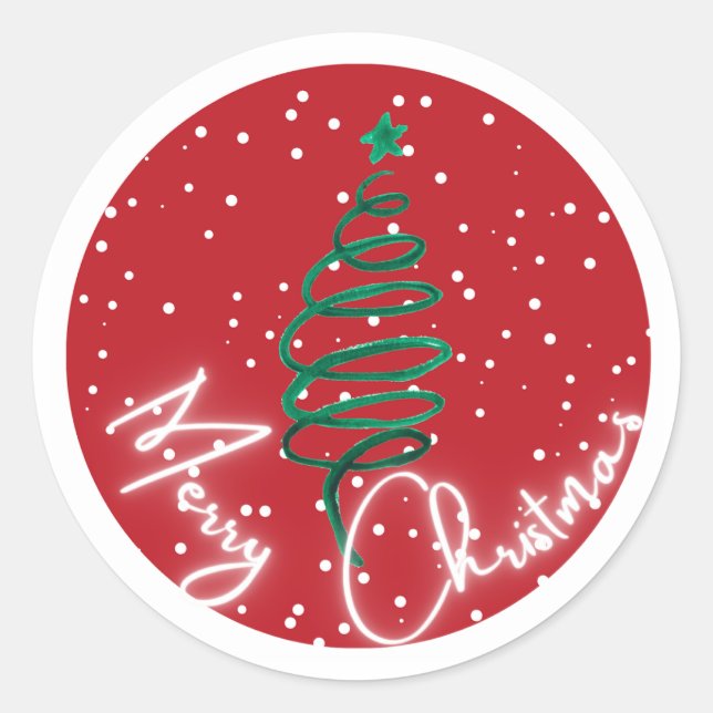 Adesivo Feliz Natal (Frente)