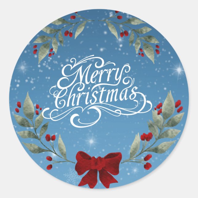 Adesivo Feliz Natal (Frente)
