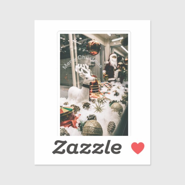 Adesivo Feliz Natal (Folha)