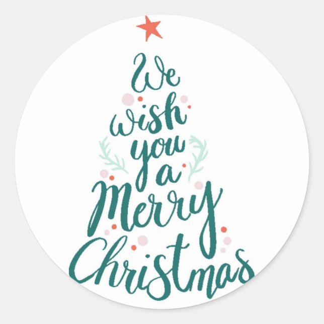 Adesivo Feliz Natal (Frente)