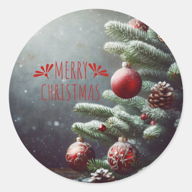 Adesivo Feliz Natal (Frente)