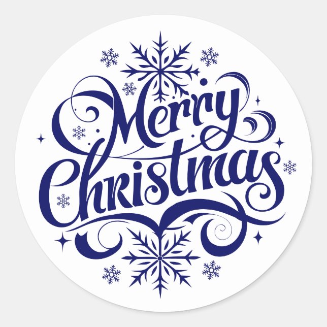 Adesivo Feliz Natal (Frente)
